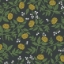 Picture of Peonies Wallpaper- Black & Gold