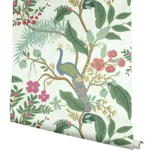 York Wallcoverings. Rouge Peacock Wallpaper | Rifle Paper Co.
