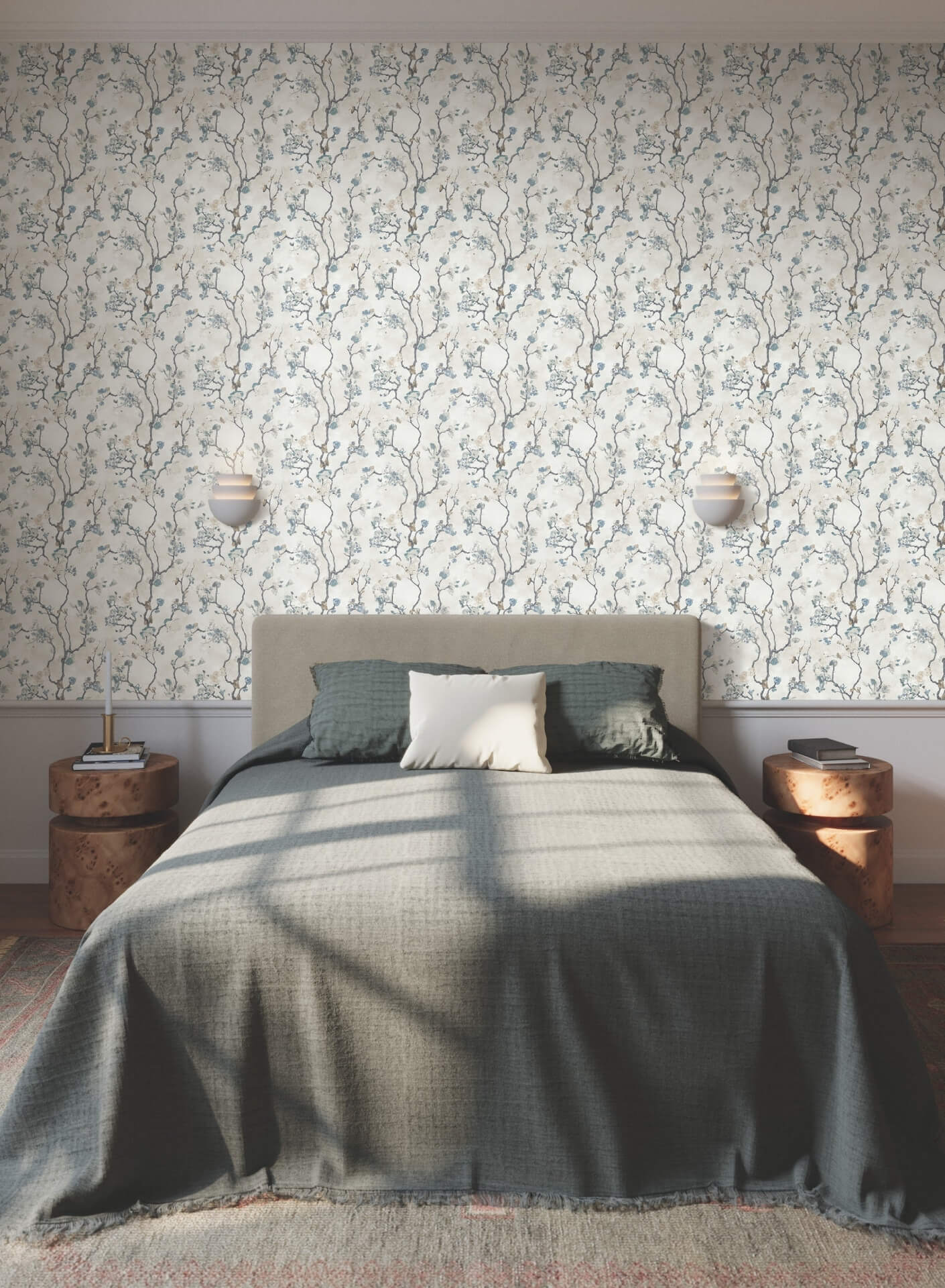 York Wallcoverings. Peacock Avril Chinoiserie Wallpaper | York Designer ...