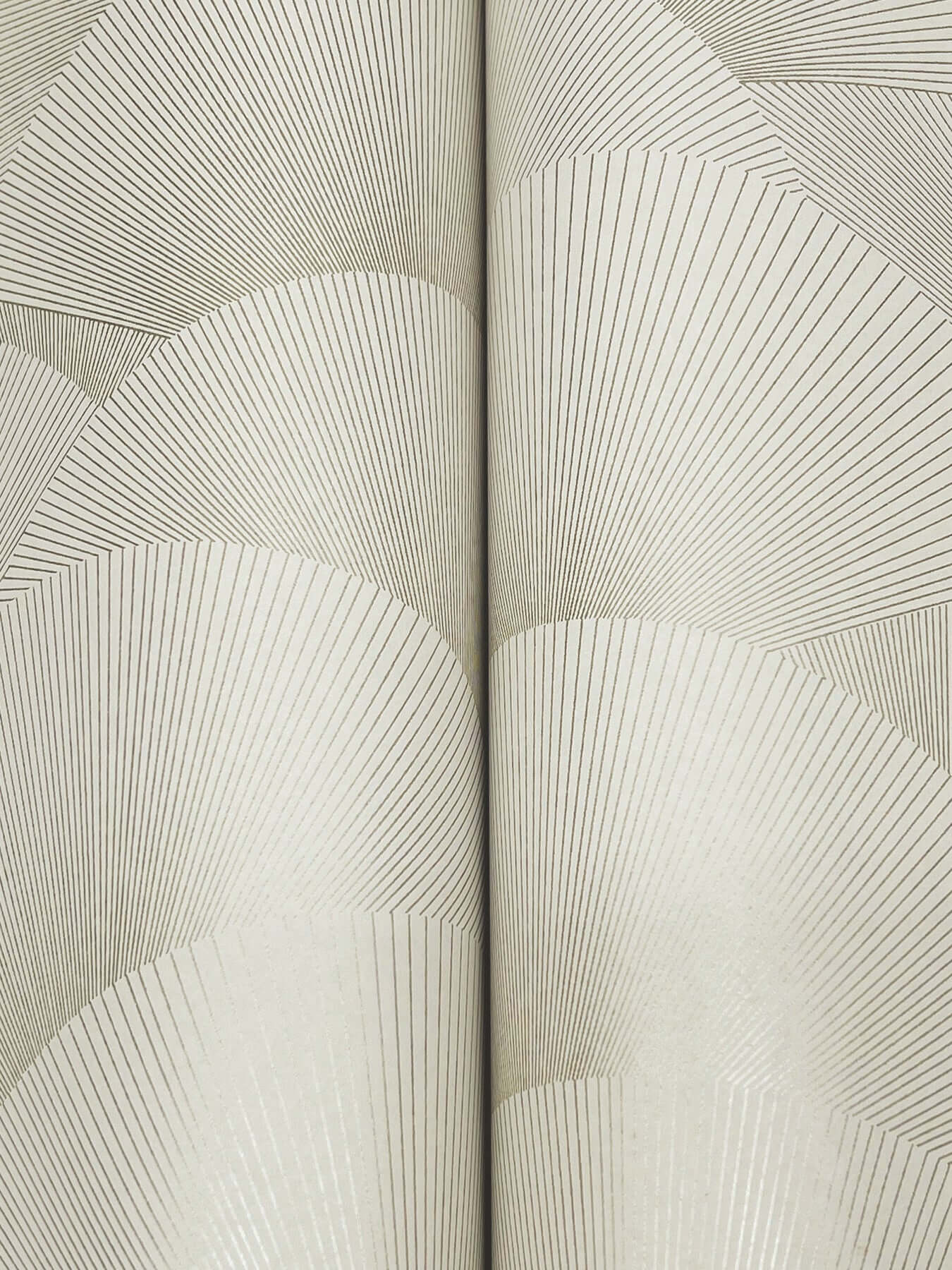 York Wallcoverings. Taupe & Gold Morning Shell Wallpaper | Ronald Redding