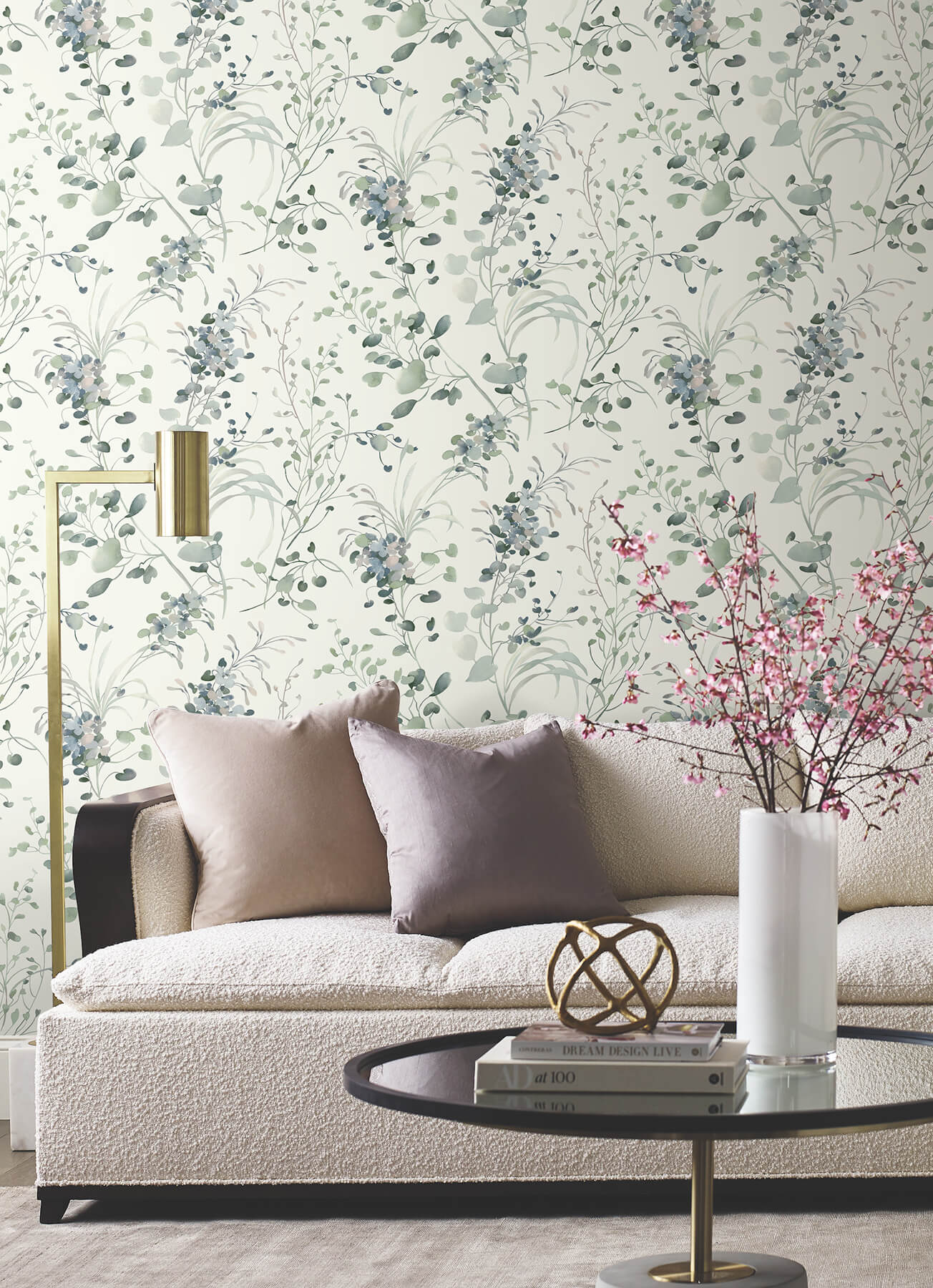 Spring Whispers York Wallcoverings: Wallpaper Designed to Inspire. Jade Spring Whispers ...