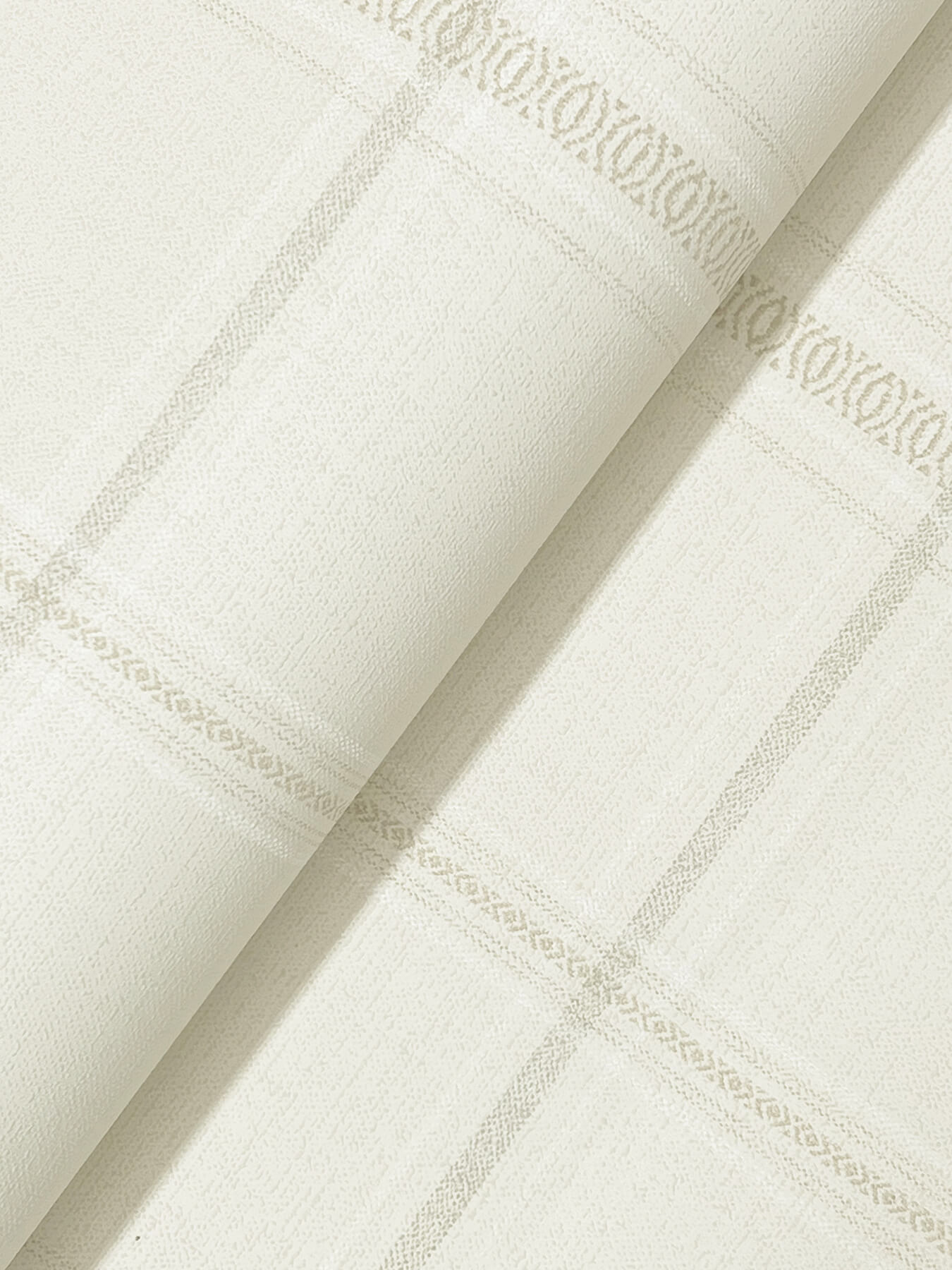 York Wallcoverings. 4169-27607 - Auberge Ivory Plaid Wallpaper - by ...