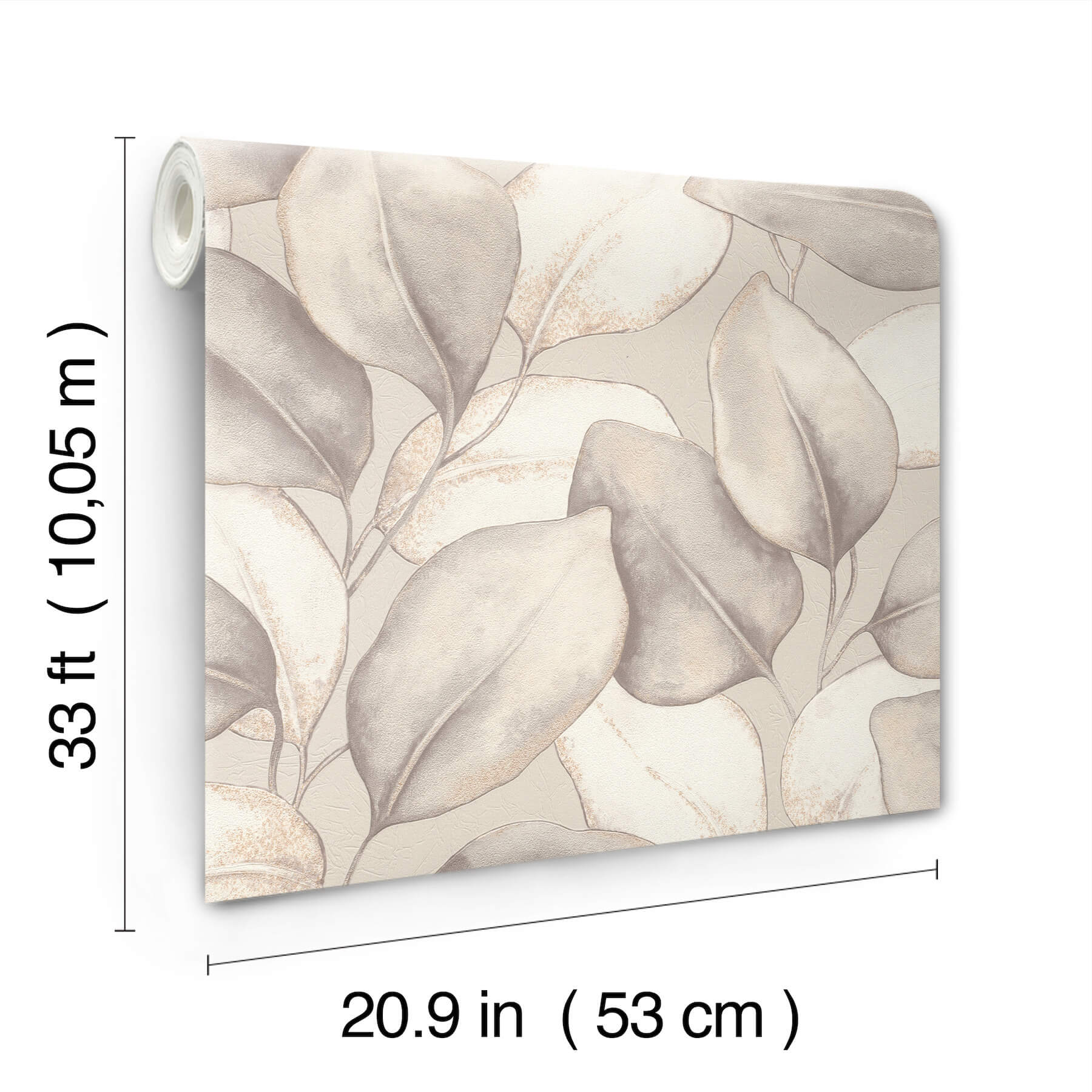York Wallcoverings. 4202-659856 - Evanthe Grey Vine Wallpaper - by A ...