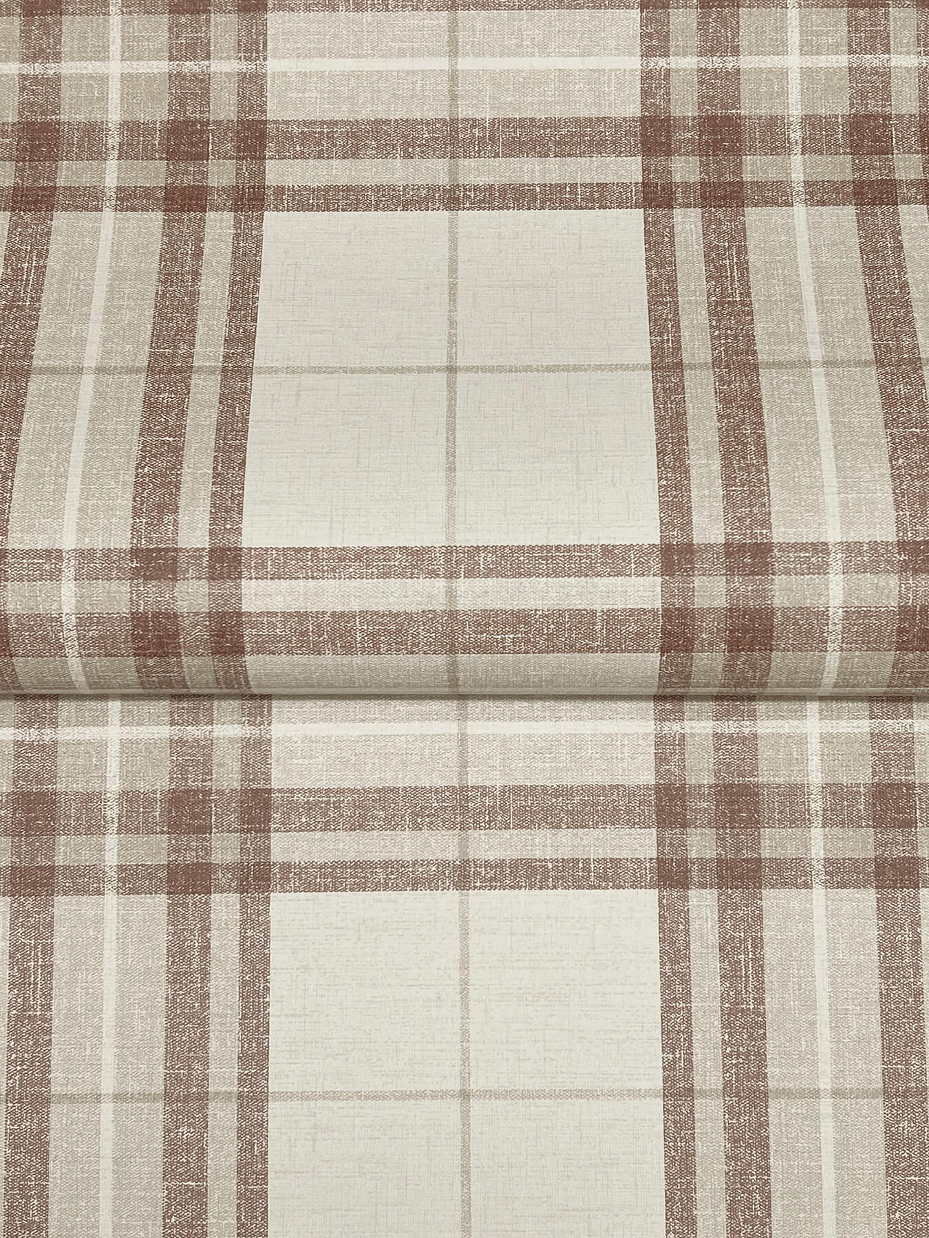 York Wallcoverings. 4192-27696 - Cabin Check Rust Plaid Wallpaper - by ...