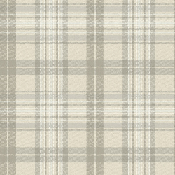 Picture of Austin Beige Plaid Wallpaper