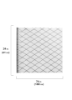 Picture of Chris Loves Julia x WallPops Cora Clear Static Cling Window Film