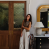 Picture of Chris Loves Julia x WallPops Cora Clear Static Cling Window Film