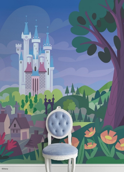 Picture of Disney Princess Cinderella Castle Peel and Stick Mural