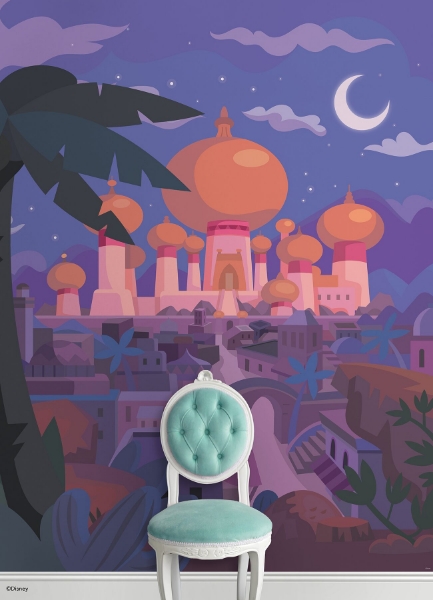 Picture of  Disney Princess Jasmine Castle Peel and Stick Mural