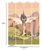Picture of Disney Princess Rapunzel Castle Peel and Stick Mural