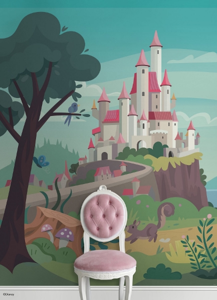 Picture of Disney Princess Snow White Castle Peel and Stick Mural