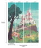 Picture of Disney Princess Snow White Castle Peel and Stick Mural
