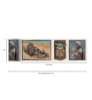 Picture of Star Wars The Mandalorian and Grogu Linocut  Black  Border Decal