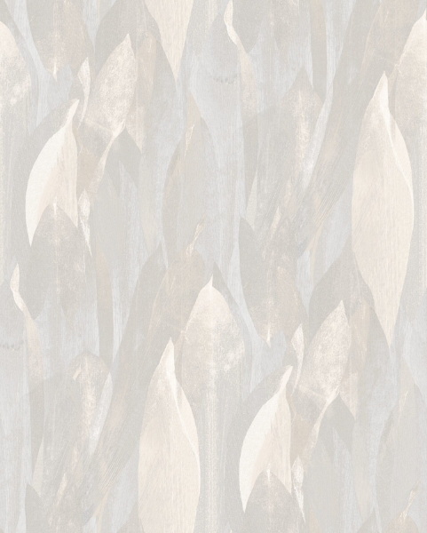 Picture of Shimmering Canopy Light Grey Botanical Wallpaper