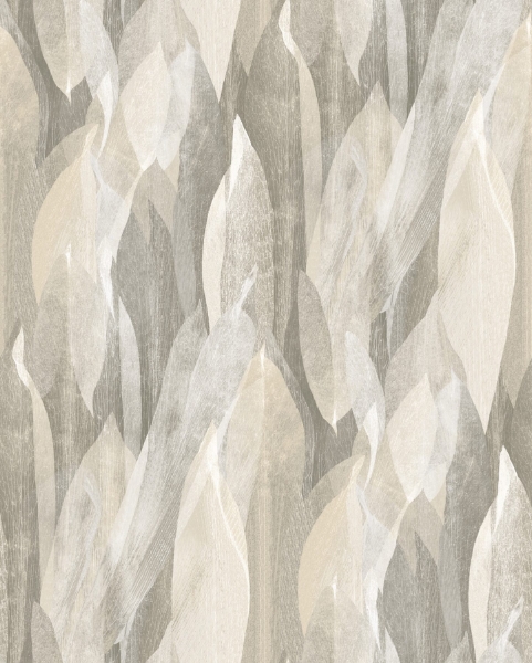 Picture of Shimmering Canopy Neutral Botanical Wallpaper
