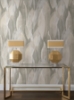 Picture of Shimmering Canopy Neutral Botanical Wallpaper