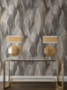 Picture of Shimmering Canopy Charcoal Botanical Wallpaper