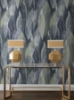 Picture of Shimmering Canopy Indigo Botanical Wallpaper