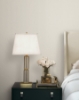 Picture of Ripple Effect Beige Petite Ogee Wallpaper