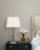 Picture of Ripple Effect Taupe Petite Ogee Wallpaper