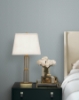 Picture of Ripple Effect Light Blue Petite Ogee Wallpaper