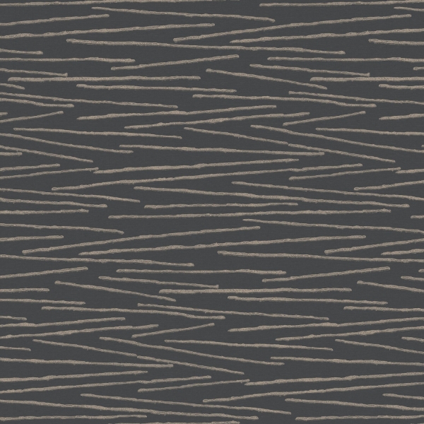 Picture of Foundations Charcoal Striated Wallpaper