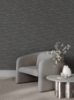 Picture of Foundations Charcoal Striated Wallpaper