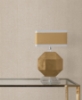 Picture of Loominosity Taupe Faux Linen Wallpaper