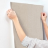 Picture of Loominosity Taupe Faux Linen Wallpaper