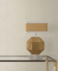 Picture of Loominosity Champagne Faux Linen Wallpaper