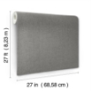 Picture of Loominosity Pewter Faux Linen Wallpaper