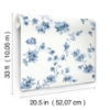 Picture of Festival Floral Blue Trailing Wallpaper