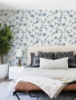 Picture of Festival Floral Blue Trailing Wallpaper
