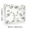 Picture of Festival Floral Charcoal Trailing Wallpaper
