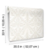 Picture of Emmarie Light Grey Geometric Wallpaper