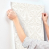 Picture of Emmarie Light Grey Geometric Wallpaper