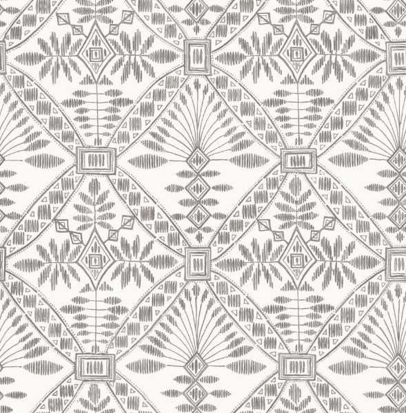 Picture of Emmarie Black Geometric Wallpaper