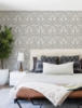 Picture of Emmarie Black Geometric Wallpaper