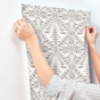 Picture of Emmarie Black Geometric Wallpaper