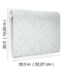 Picture of Emmarie Light Blue Geometric Wallpaper