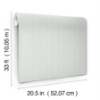 Picture of Curtis Aqua Embellished Stripe Wallpaper