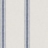 Picture of Linette Blue Fabric Stripe Wallpaper