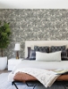 Picture of Spinney Black Toile Wallpaper