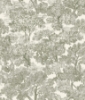 Picture of Spinney Green Toile Wallpaper