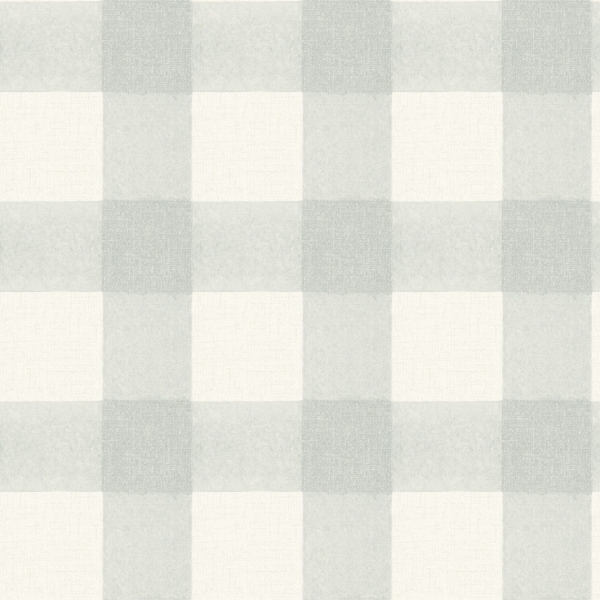 Picture of Thorpe Aqua Plaid Wallpaper