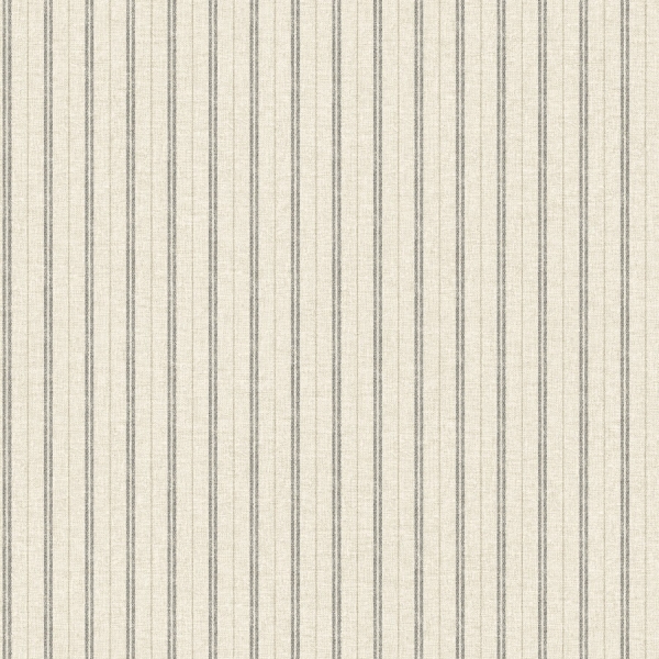 Picture of Harville Black Double Stripe Wallpaper