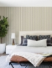 Picture of Harville Black Double Stripe Wallpaper