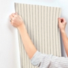 Picture of Harville Black Double Stripe Wallpaper