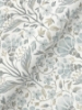 Picture of Edith Light Blue Floral Damask Wallpaper