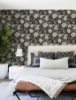 Picture of Hazel Black Floral Trail Wallpaper